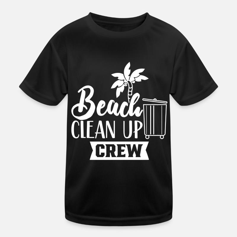 Équipe de nettoyage de plage Nettoyage de plage T-shirt sport Enfant