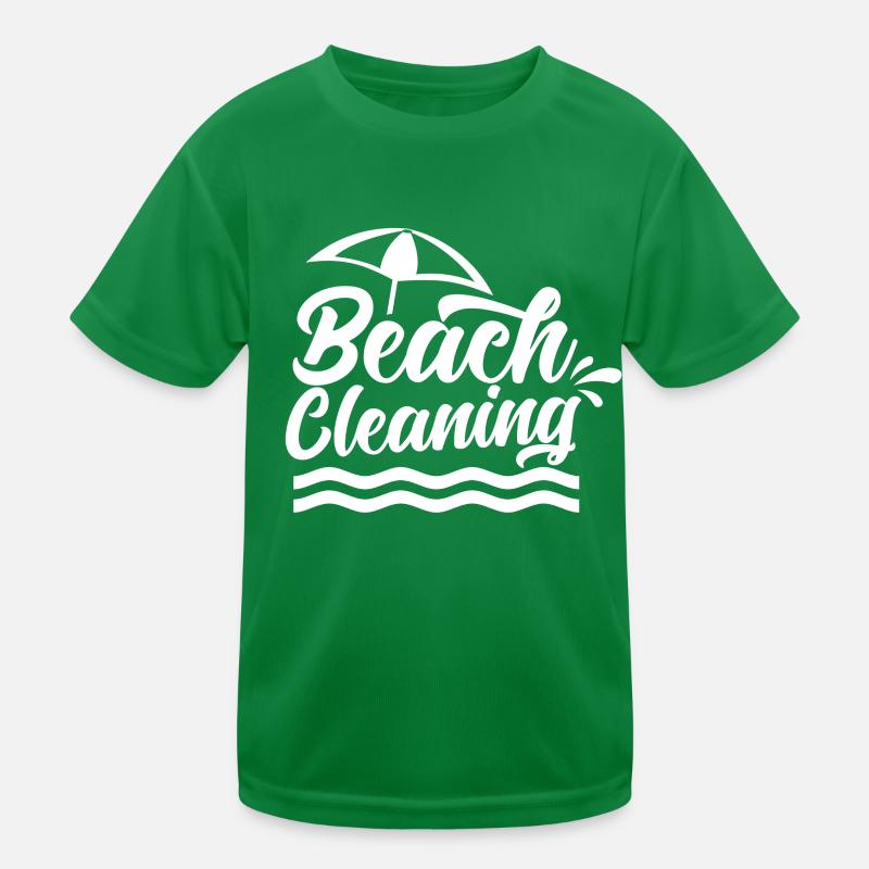 Beach Cleaning Beaches Beach Beach Clean Up Kids Functional T-Shirt