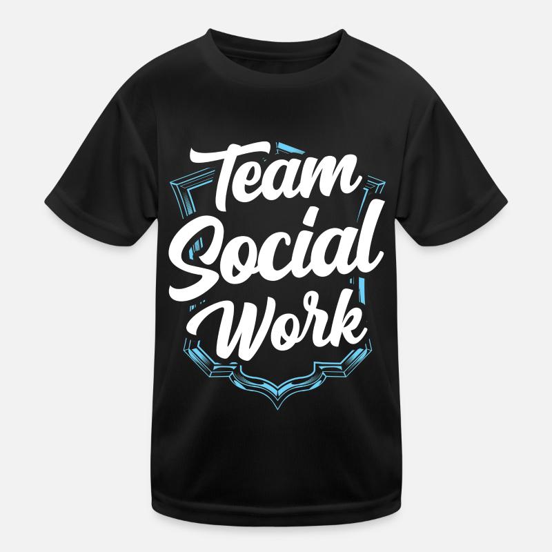 Team Social Work Social Work Social Workers Kids Functional T-Shirt