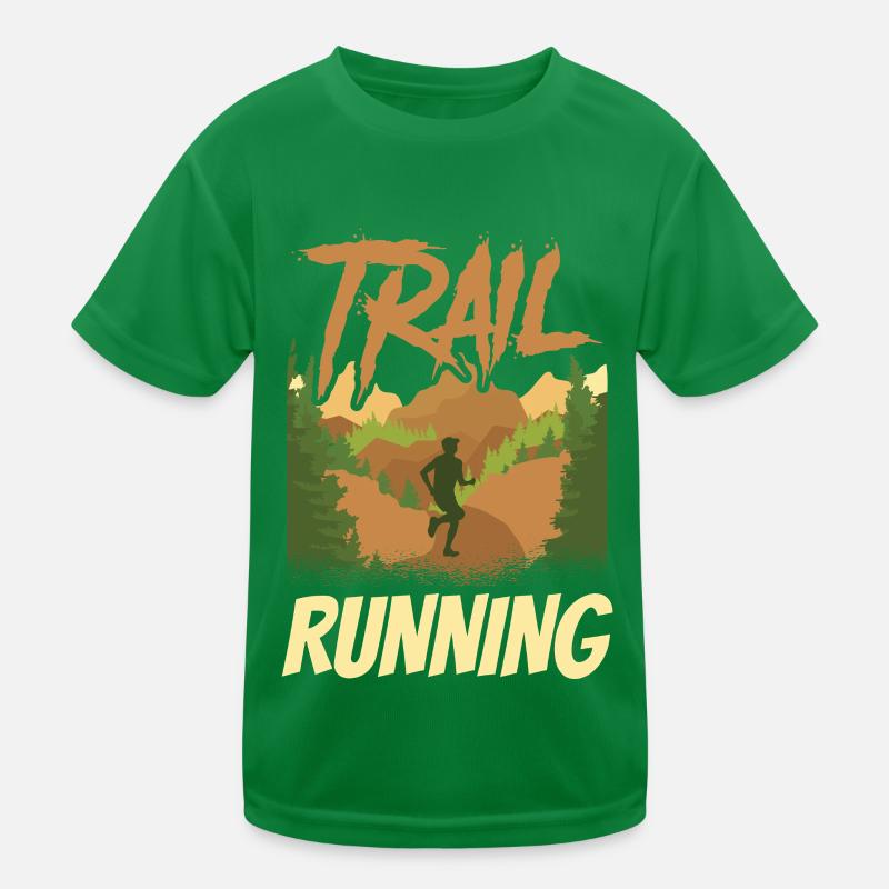 Trail Running Course Trail Running Runner T-shirt sport Enfant