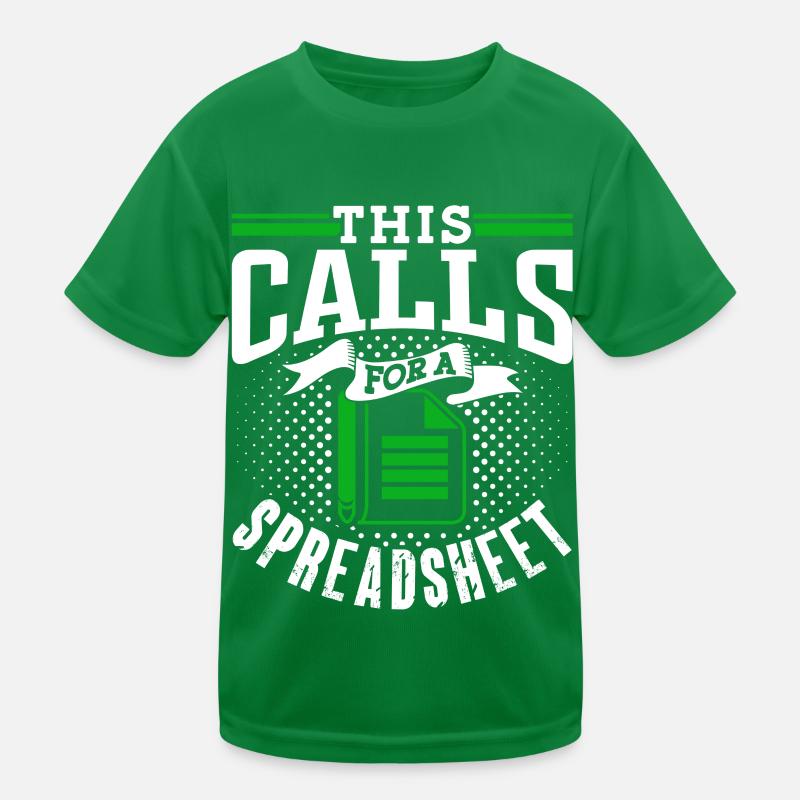 Dies Erfordert Ein Spreadsheet Buchhalter Tabelle Kinder Funktions-T-Shirt