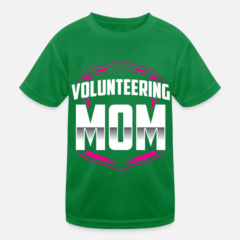 Ehrenamtliche Mutter Freiwillig Freiwilliger Beruf Kinder Funktions-T-Shirt