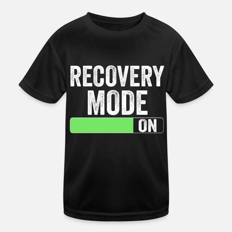 Erholung Modus Ein Patient Überlebender Erholen Kinder Funktions-T-Shirt