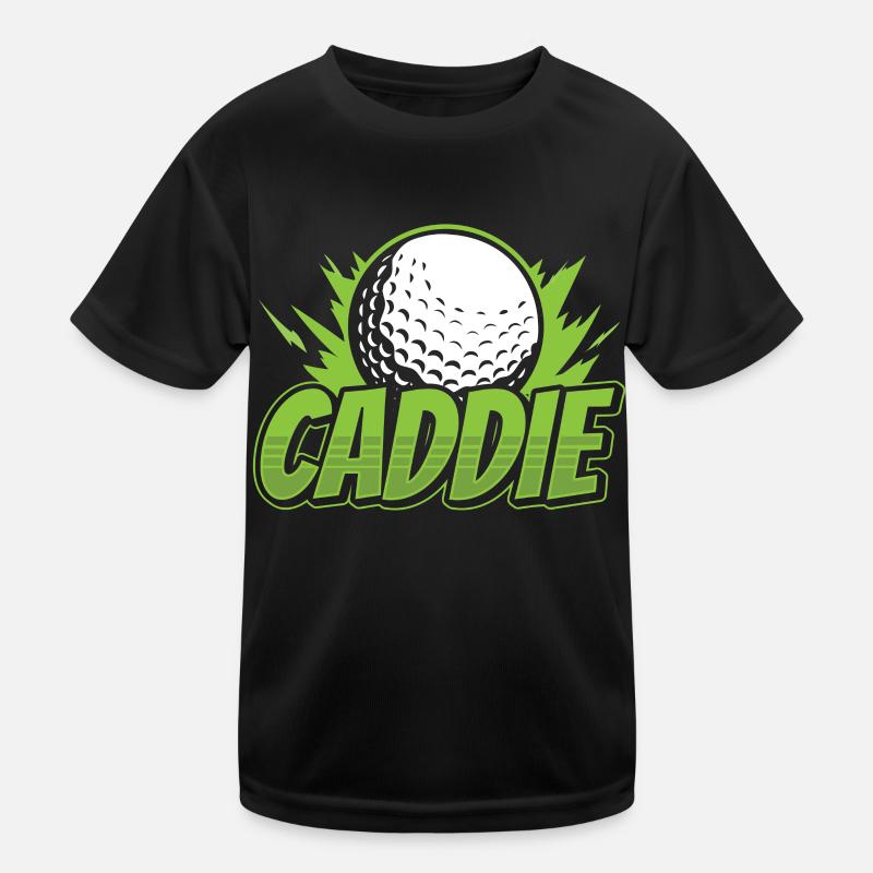 Caddie Golf Golfer Golfen Beruf Kinder Funktions-T-Shirt