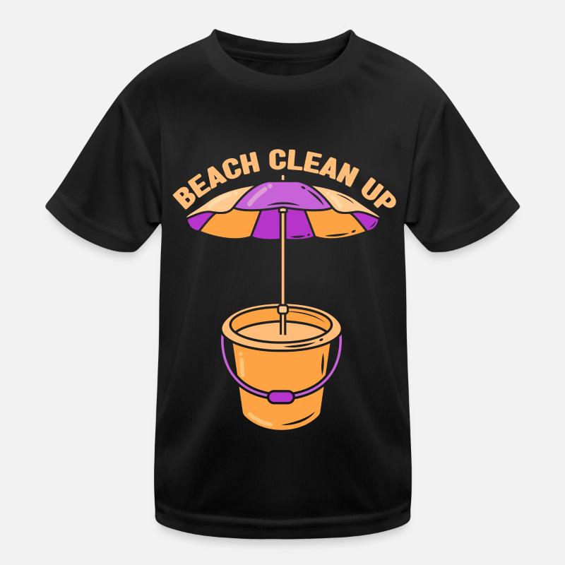 Beach Cleanup Beach Beach Clean Up Beaches Kids Functional T-Shirt