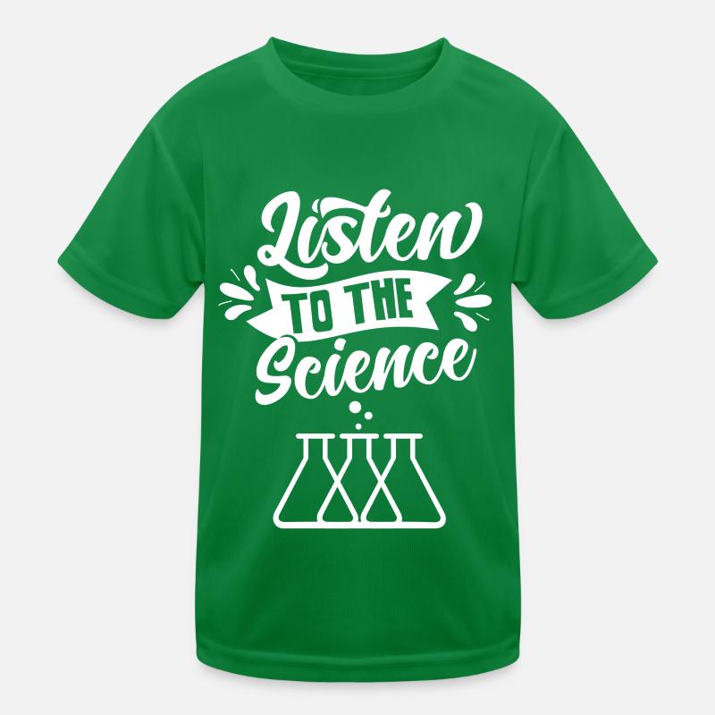 Écoutez Science Scientists Science T-shirt sport Enfant