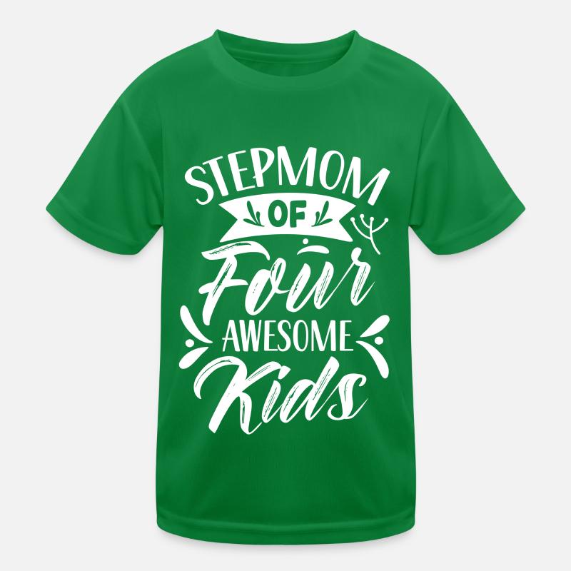 Stiefmutter Von Vier Großartigen Kindern Kinder Funktions-T-Shirt