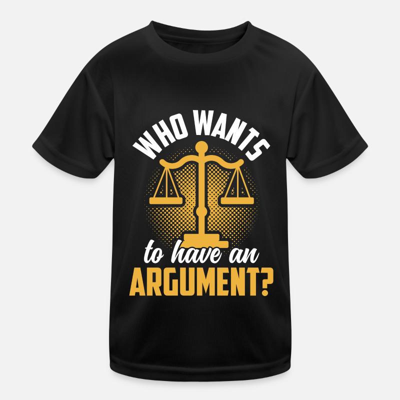 Wer Will Sich Streiten Argument Argumentieren Kinder Funktions-T-Shirt