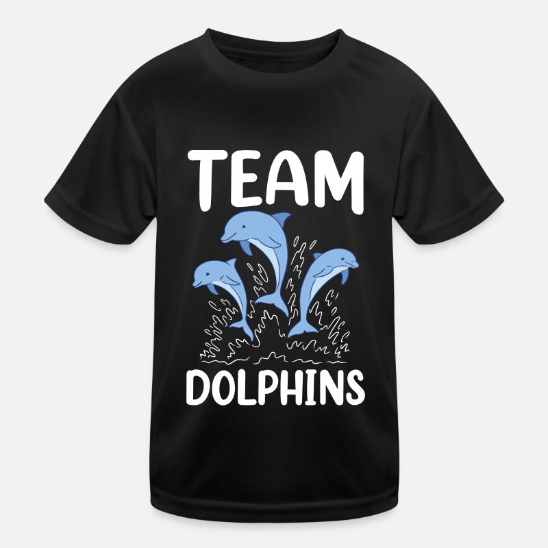 Team Dolphins Lovers Dolphins Dolphins Dolphins T-shirt sport Enfant