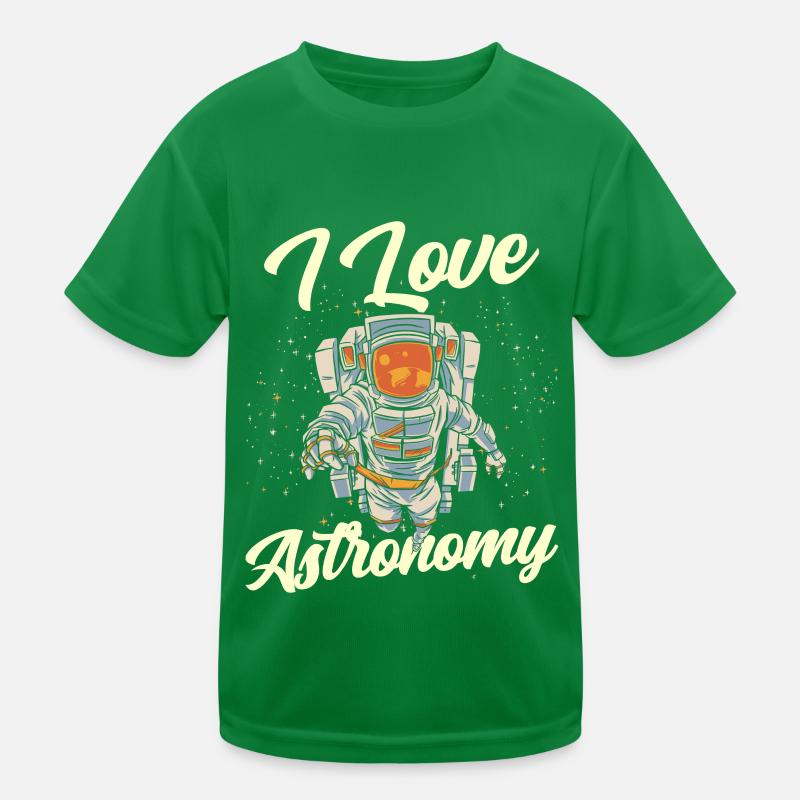 J’adore l’astronomie Astronaute de fusée spatiale T-shirt sport Enfant
