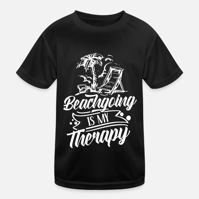 Les vacances à la plage sont ma thérapie Plage de plage T-shirt sport Enfant