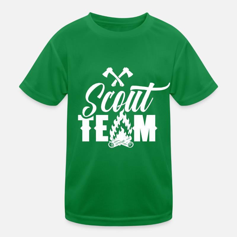 Scout Team Scouting Tent Camp Clan T-shirt sport Enfant