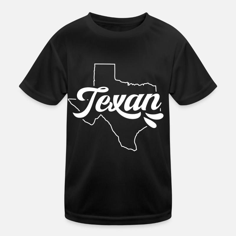 Texaner Texanisch Texas Stolz Sprüche Kinder Funktions-T-Shirt