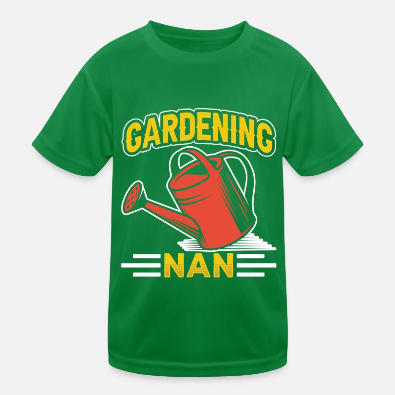 Gartenarbeit Großmutter Garten Oma Gärtnerin Kinder Funktions-T-Shirt