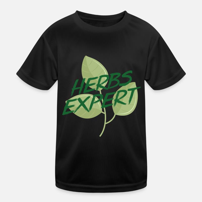 Kräuterexperte Kräutergarten Kräuter Kraut Kinder Funktions-T-Shirt