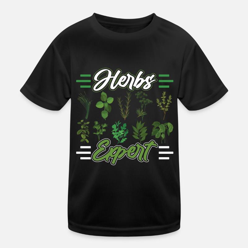 Kräuterexperte Kraut Kräutergarten Kräuter Kinder Funktions-T-Shirt
