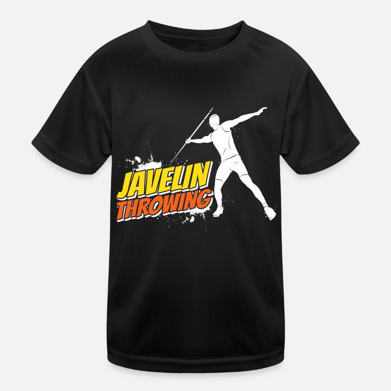 Speerwerfen Speerwerfer Speerwurf Speer Kinder Funktions-T-Shirt