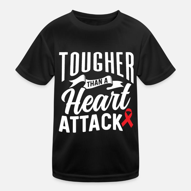 Plus difficile qu’une crise cardiaque Crise cardiaque Crise cardiaque T-shirt sport Enfant