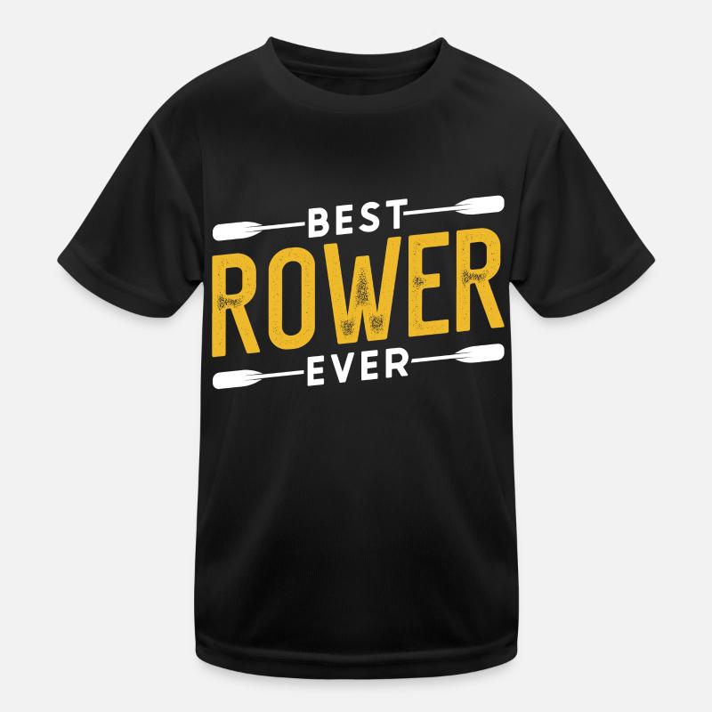 Best Rower Ever Rowing Boat Rowing Rowing Kids Functional T-Shirt