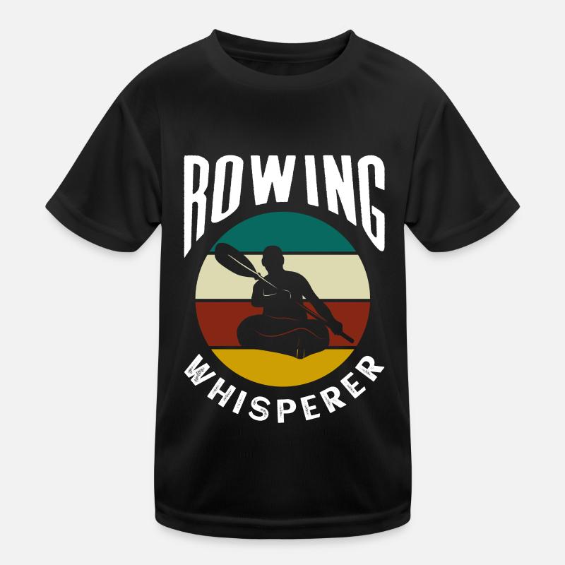 Ruder Flüsterer Ruderboot Rudern Ruderer Kinder Funktions-T-Shirt
