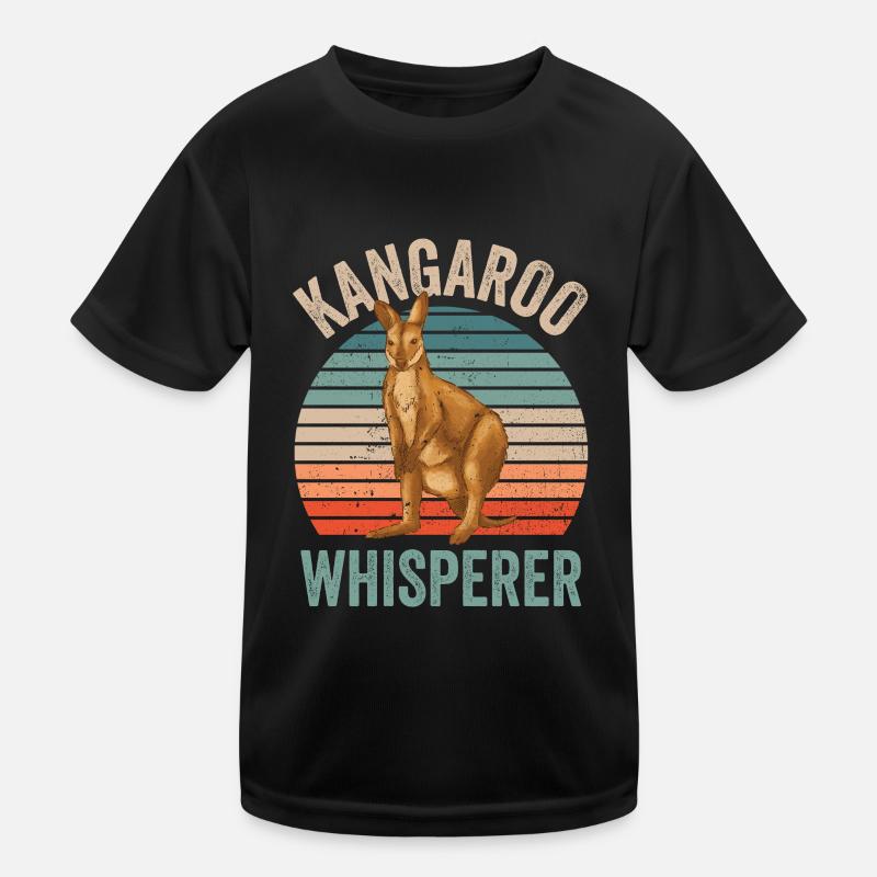 Kangaroo Whisperer Animal Kangaroo Kangaroo Kids Functional T-Shirt