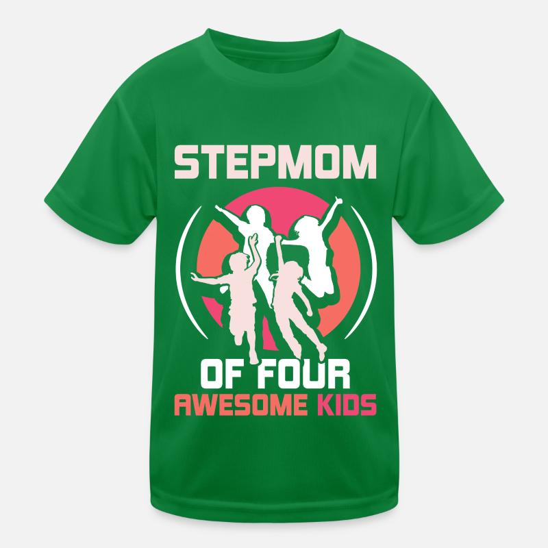 Stiefmutter Von Vier Großartigen Kindern Kinder Funktions-T-Shirt