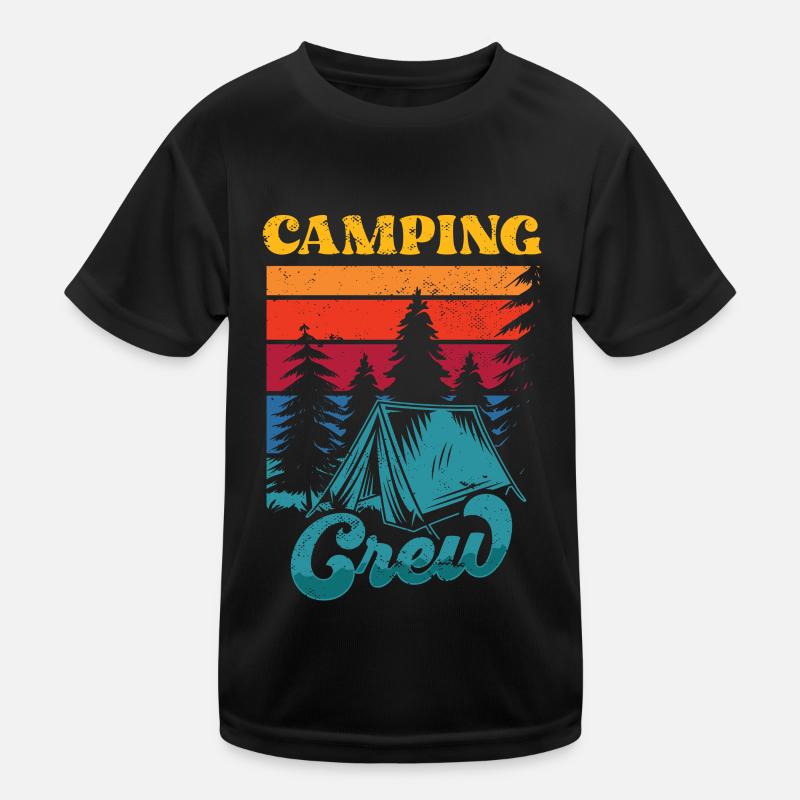 Équipe de camping Camp Camping Camper Camping T-shirt sport Enfant