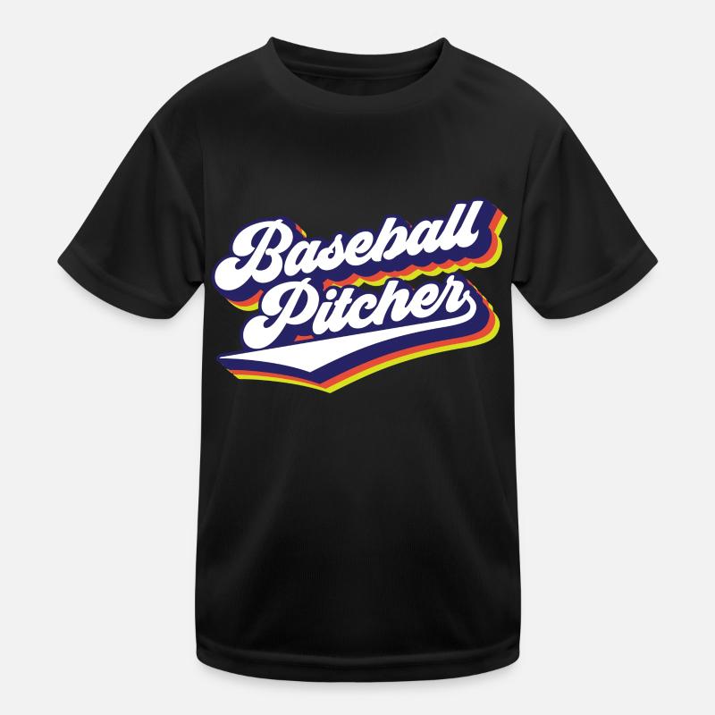 Baseball Pitcher Hobby Pitcher Player Kids Functional T-Shirt