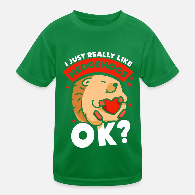 J’aime hérisson juste très pet mignons dictons T-shirt sport Enfant