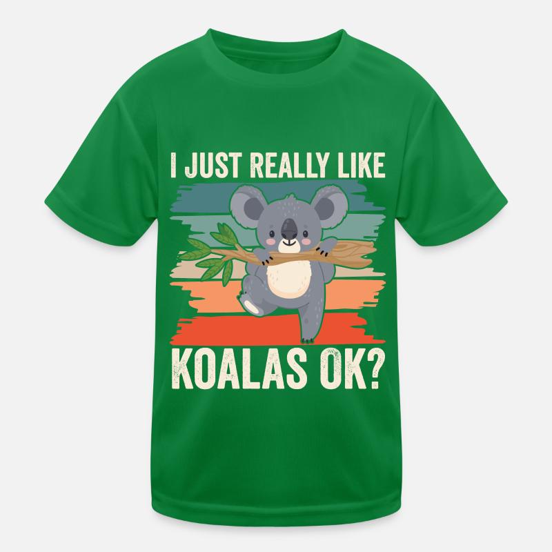 Ich Mag Koalas Einfach Sehr Koala Koalabär Tier Kinder Funktions-T-Shirt