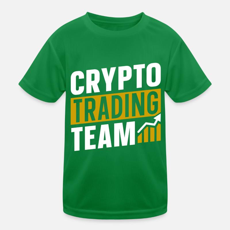 Krypto Trading Team Crypto Traden Trader Kinder Funktions-T-Shirt