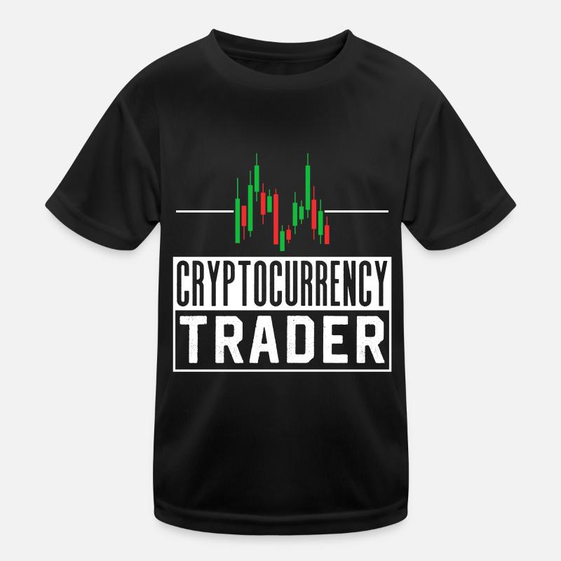 Kryptowährungs Händler Trader Krypto Crypto Kinder Funktions-T-Shirt