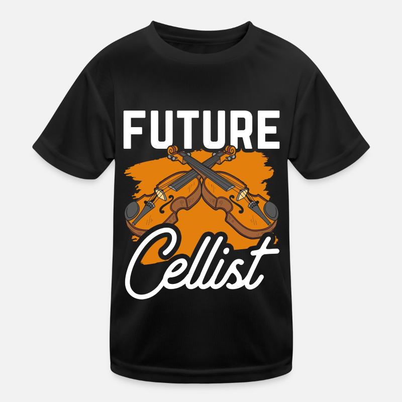 Futur violoncelliste violoncelle musicien violoncelle violoncelle T-shirt sport Enfant