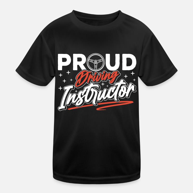 Fier instructeur de conduite leçon de conduite profession d’école de conduite T-shirt sport Enfant