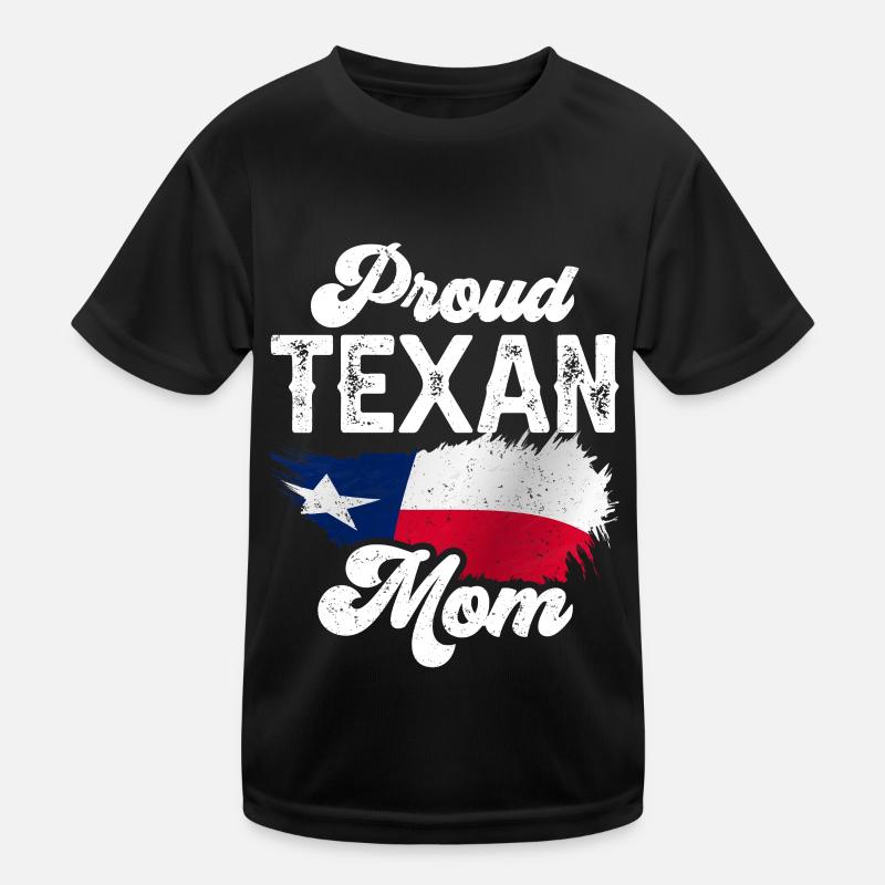 Fière mère texane Texas Texas Texan T-shirt sport Enfant