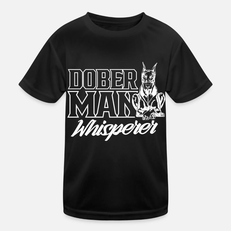 Dobermann Flüsterer Doberman Dobermänner Hunde Kinder Funktions-T-Shirt