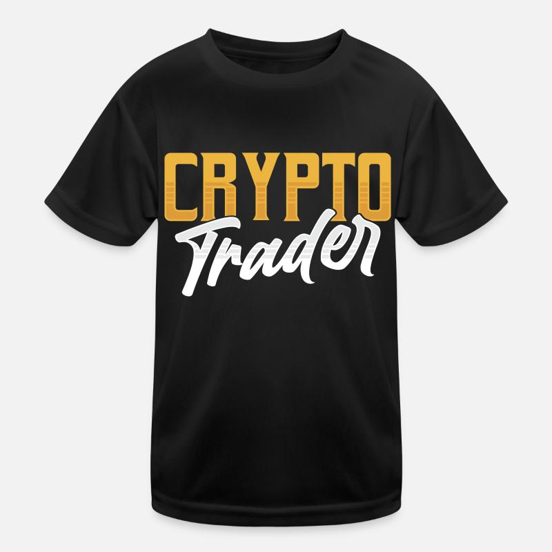 Krypto Händler Crypto Traden Trader Trading Kinder Funktions-T-Shirt