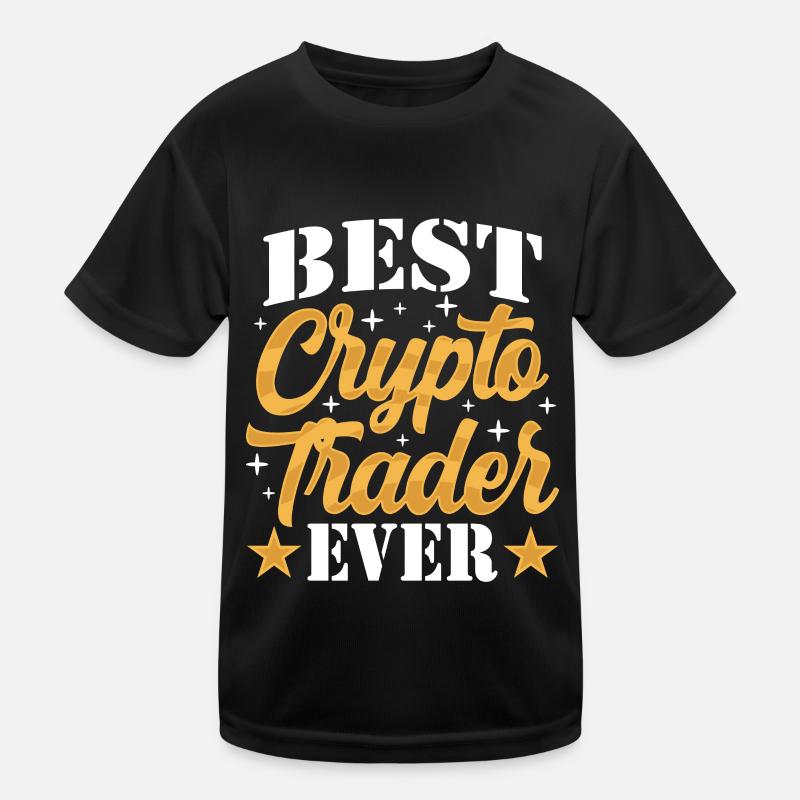 Meilleur trader crypto jamais trading cryptographique T-shirt sport Enfant