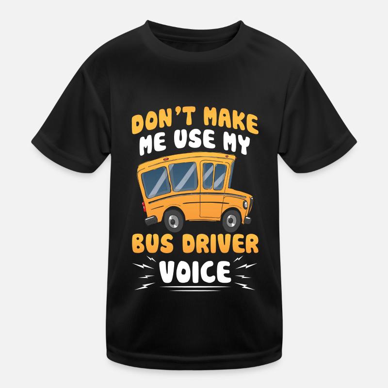 Mon chauffeur de bus exprime son voyage en autocar T-shirt sport Enfant