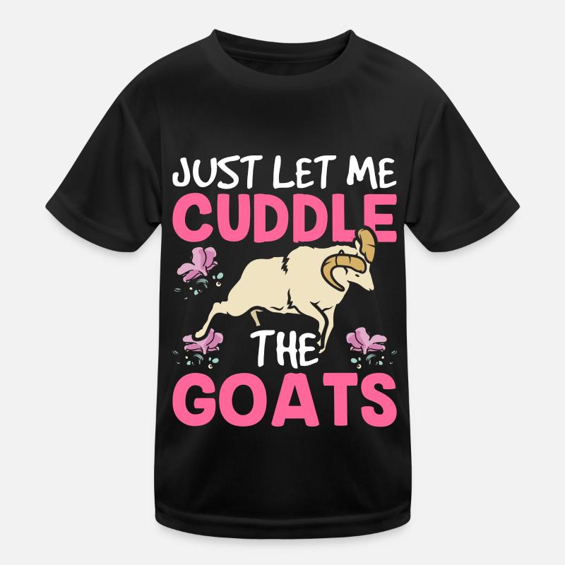 Permettez-moi juste de caresser l’animal de la chèvre T-shirt sport Enfant