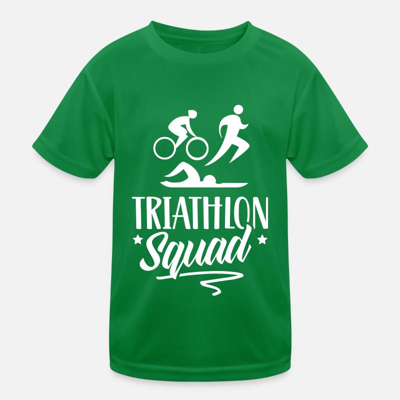 Triathlon Team Triathlons Triathletin Triathlet Kinder Funktions-T-Shirt