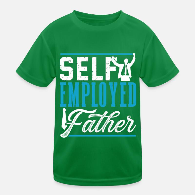 Selbständiger Vater Selbstständig Freelancer Kinder Funktions-T-Shirt