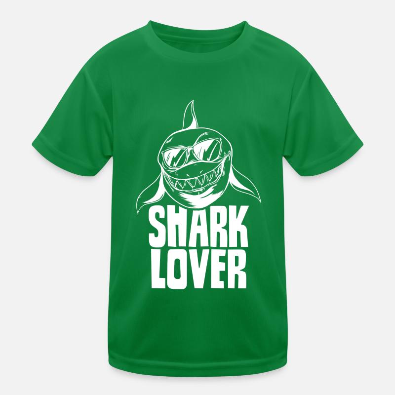 Amoureux des requins Requins Requin Plongée Shark Dent T-shirt sport Enfant