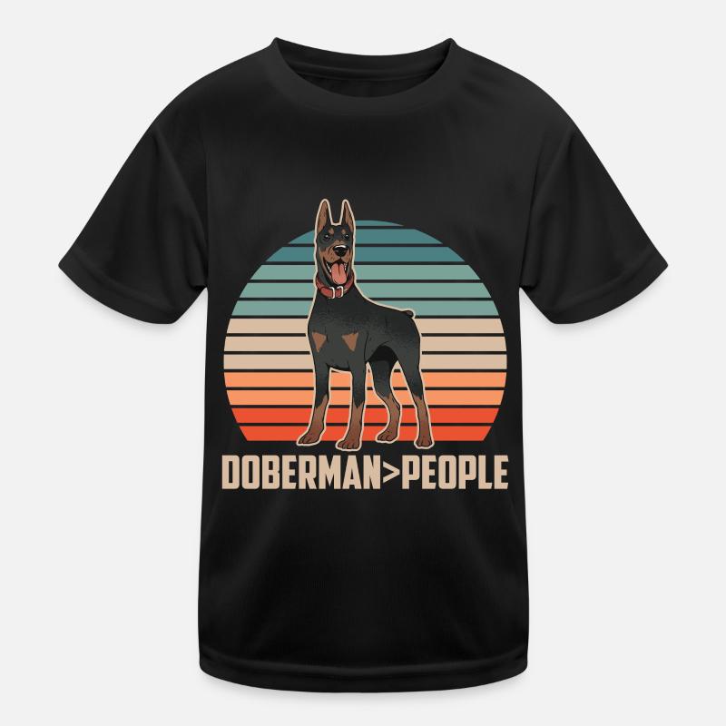 Doberman > peuple Dobermans Chiens Doberman T-shirt sport Enfant