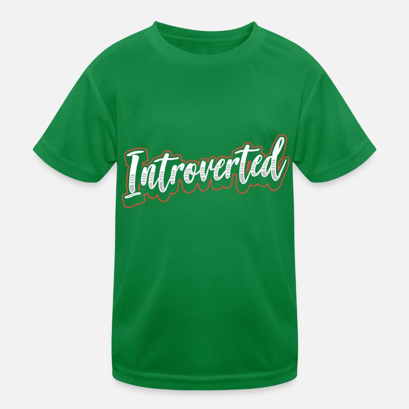 Introvertiert Sarkasmus Introvertierter Schüchtern Kinder Funktions-T-Shirt