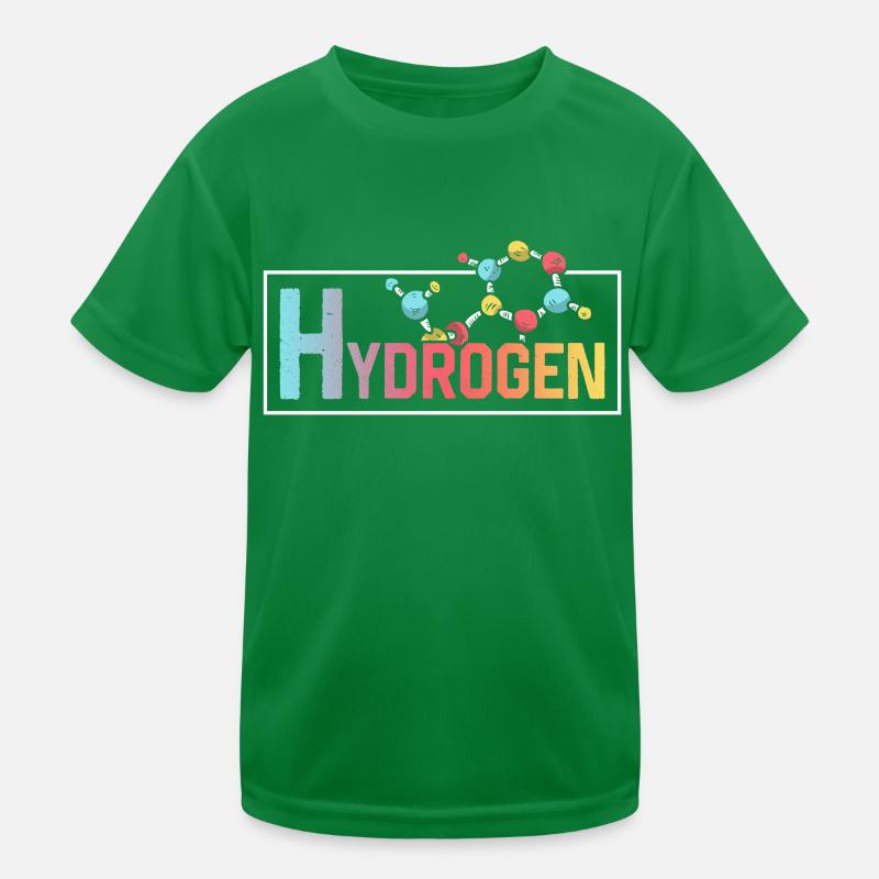 Wasserstoff Energie Hydrogen Element Kinder Funktions-T-Shirt