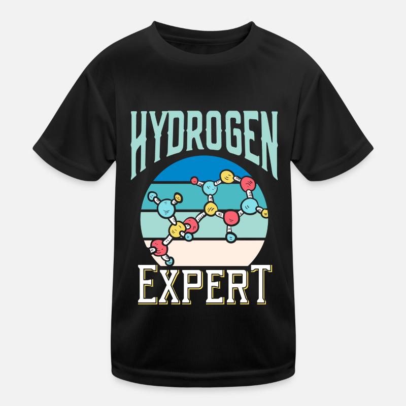 Hydrogen Expert Hydrogen Element Energy Kids Functional T-Shirt
