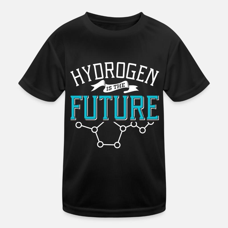 Hydrogen is the future Hydrogen Element Kids Functional T-Shirt