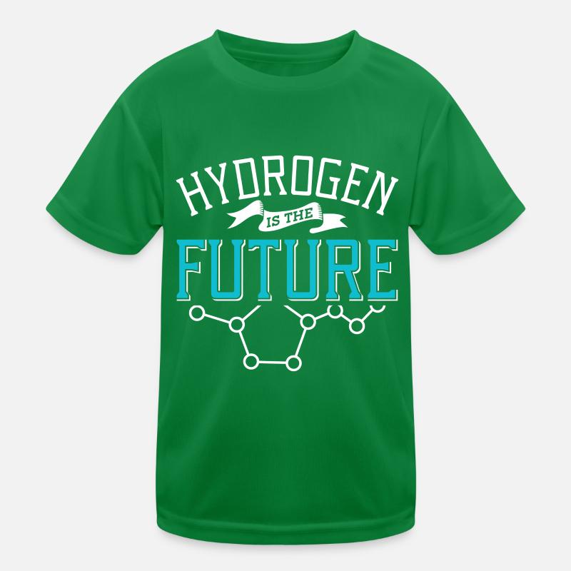 Hydrogen is the future Hydrogen Element Kids Functional T-Shirt