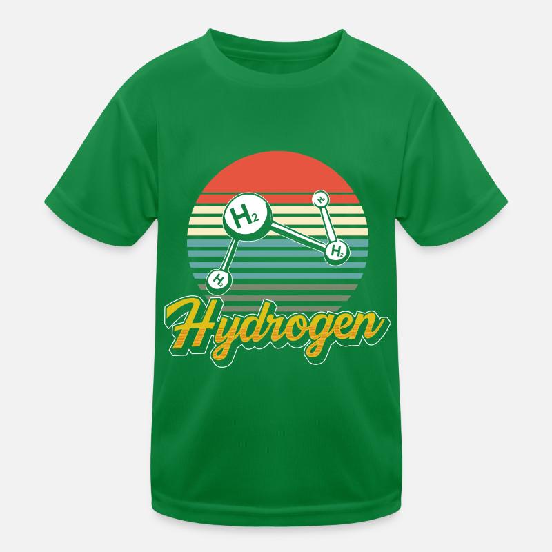 Wasserstoff Element Energie Hydrogen Kinder Funktions-T-Shirt